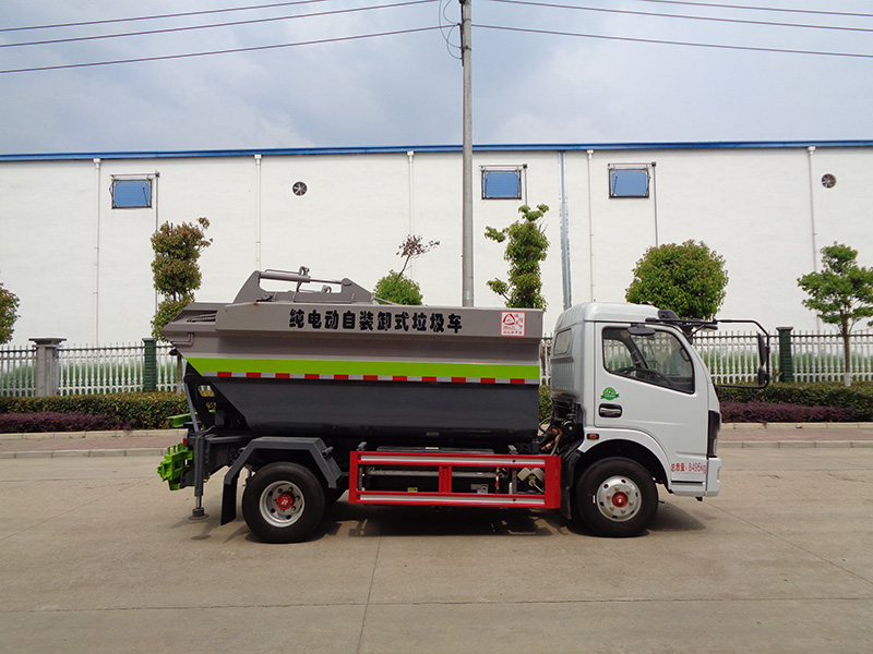 XZL5080ZZZBEV型純電動(dòng)自裝卸式垃圾車